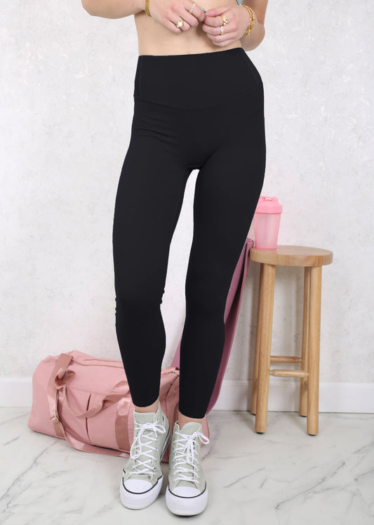 High Waist Solid Sports Leggings