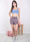 High Waist Double Layer Shorts