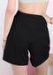 High Waist Bermuda Sports Shorts