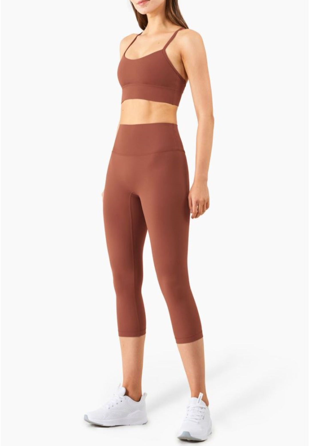 Solid Color Basic Activewear Set