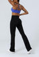 Skinny High Waisted Casual Flared Pants Fitness Sports Pants