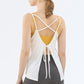 Tie String Back Loose Fit Active Shirt