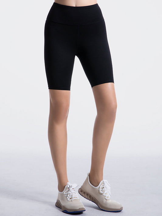 High Elastic Waist 10/11 Compression Yoga Shorts